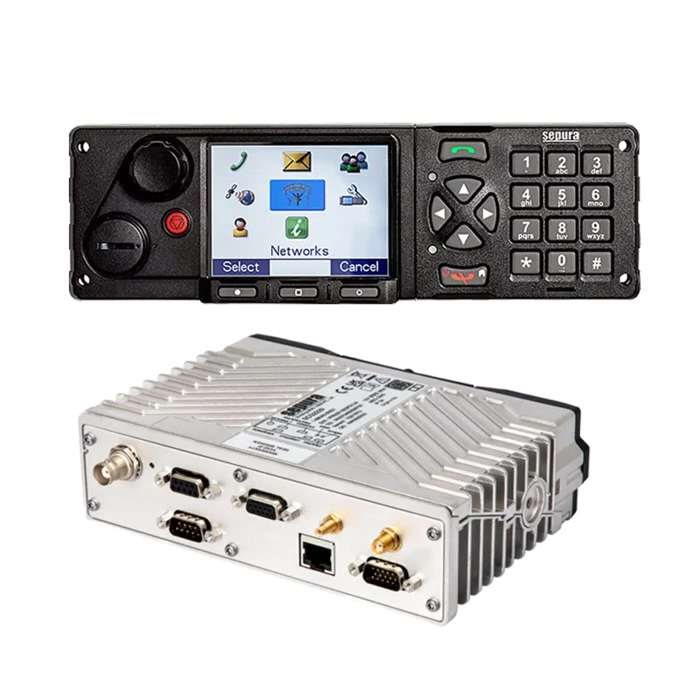 Sepura SCG22 - Radio móvil TETRA vehicular 10W con DMO Gateway para cobertura extendida
