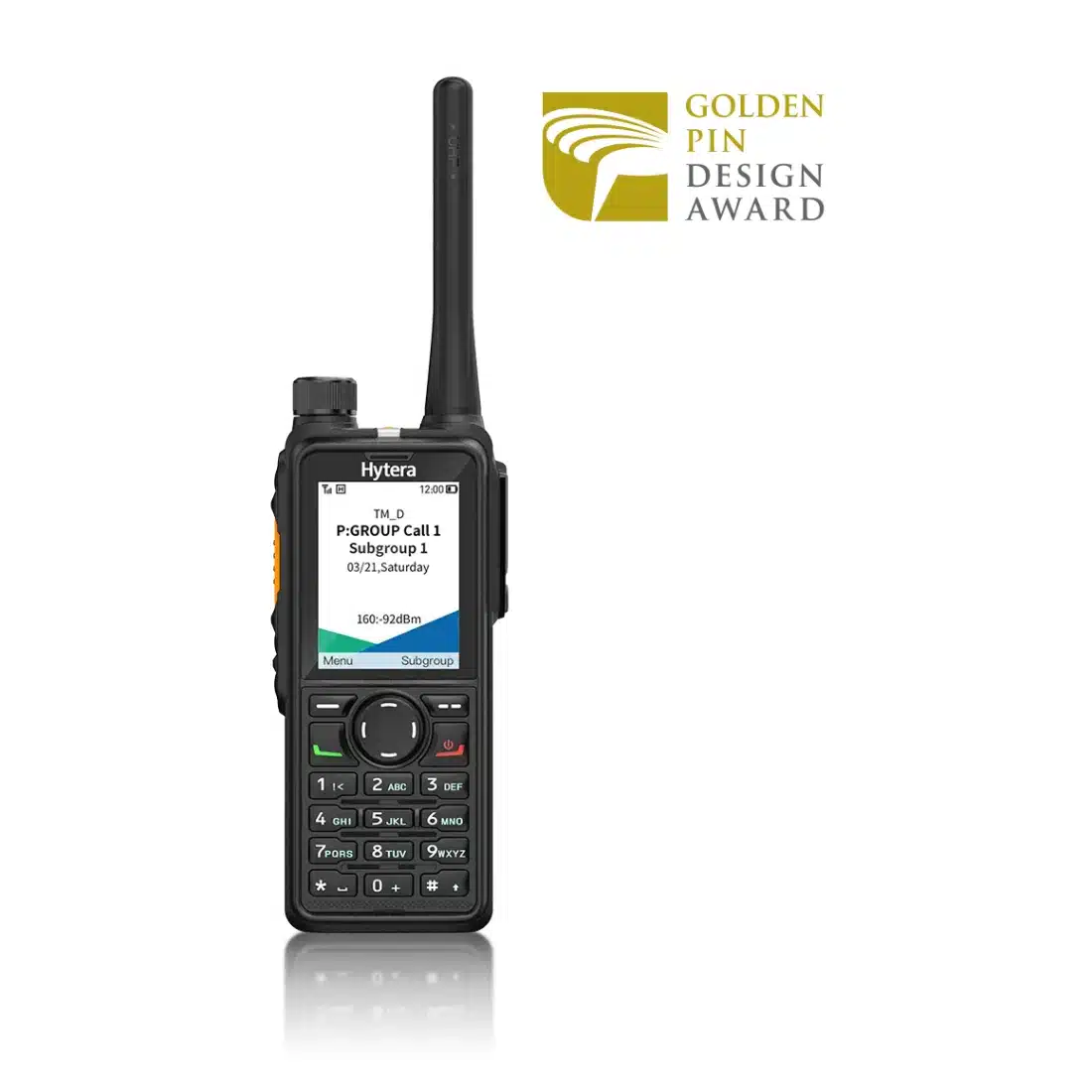 Hytera HP786: handy DMR con GPS, botón de emergencia y hombre caído