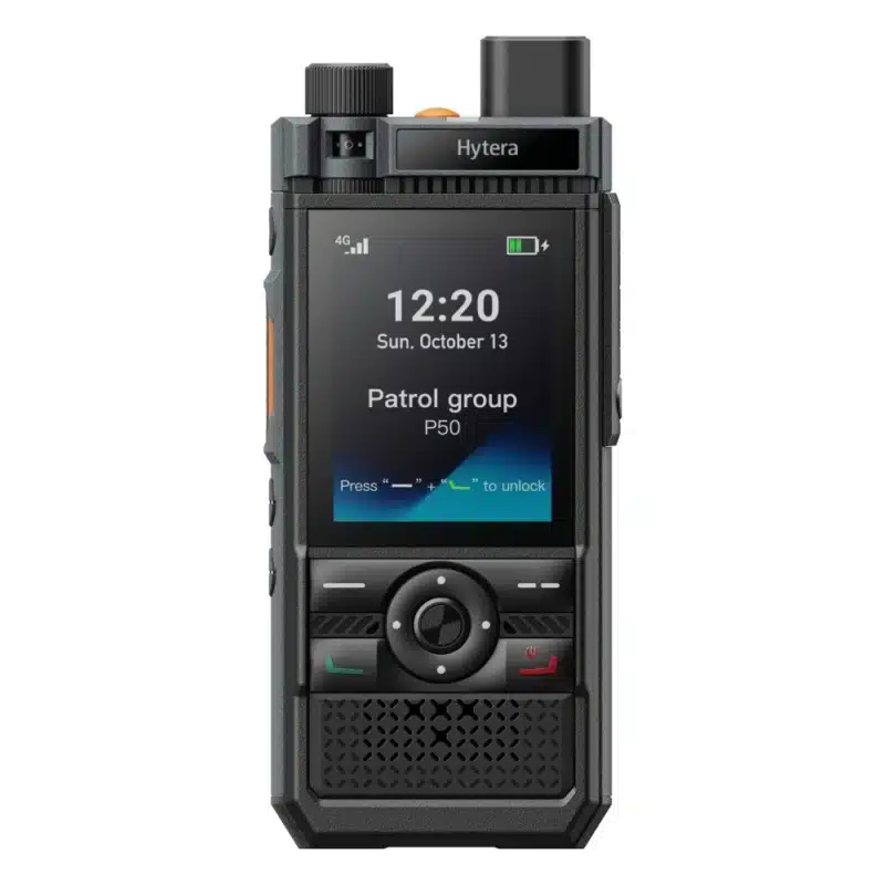 Hytera P50: radio PoC 4G con pantalla y teclado