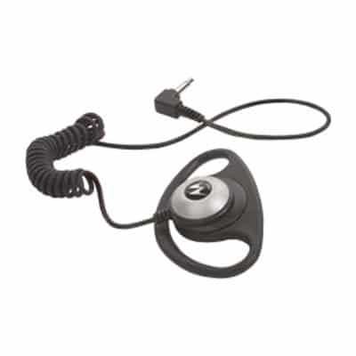 Motorola PMLN4620 – Auricular D-shell solo de recepción, conector de 3,5 mm para micrófono parlante remoto