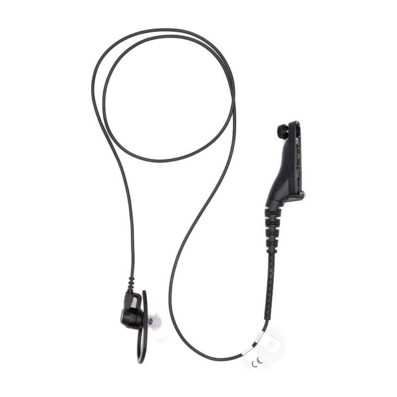 Motorola PMLN6125 – Auricular intraural de 1 cable, solo de recepción, negro