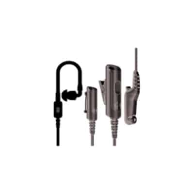 Motorola PMLN8343 – Kit de vigilancia IMPRES de 3 cables con tubo translúcido, audio fuerte