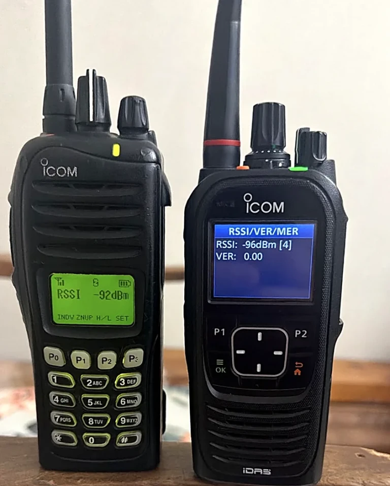 Prueba en campo de RSSI con handies digitales