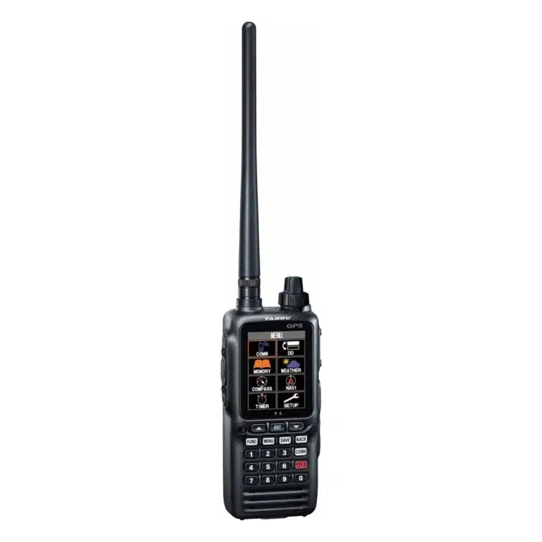 Yaesu FTA-850L: radio aeronáutica portátil con GPS