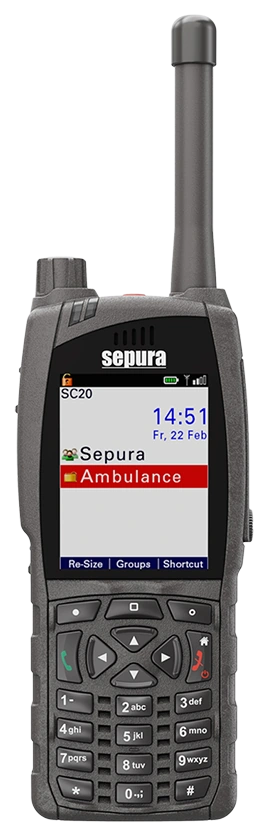 Sepura SC20, radio portátil TETRA